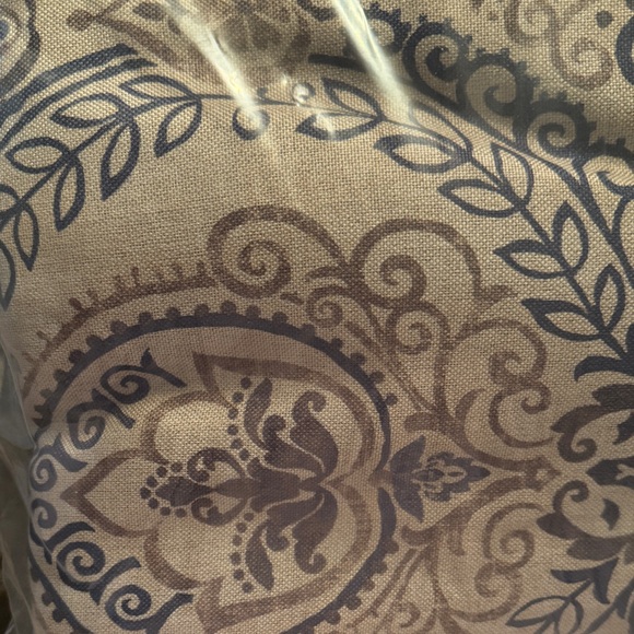 Other - Decorative curtains with Blue and Brown Pattern 52”widex54” long. 6 panels avail